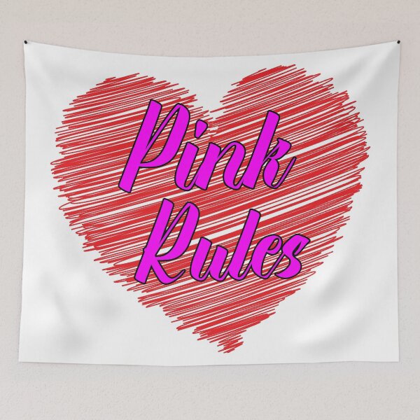 Item preview, Pink Rules - Scribble Heart designed and sold by Bruce ALMIGHTY Baker.