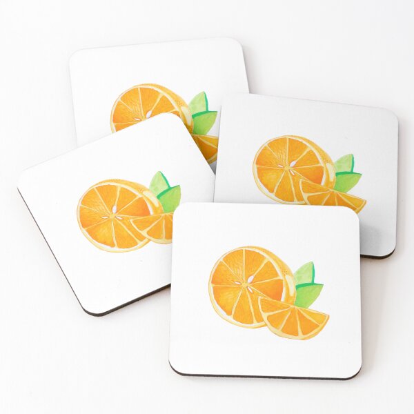 Item preview, orange in watercolors designed and sold by Valentina Sofia.