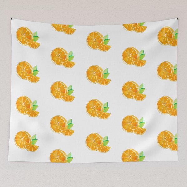 Item preview, orange in watercolors designed and sold by Valentina Sofia.