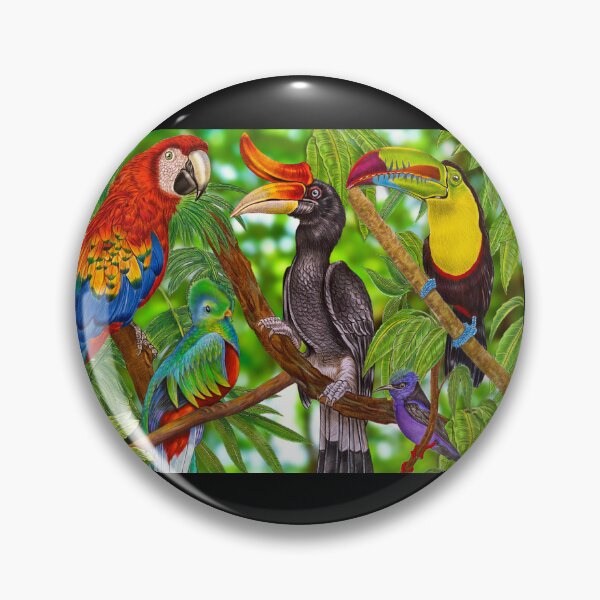 Item preview, Rainforest Birds designed and sold by TimJeffsArt.