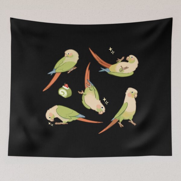 Item preview, Cheeky conures - Cinnamon colors Coffee Mug 	 designed and sold by pidkawnzba77.