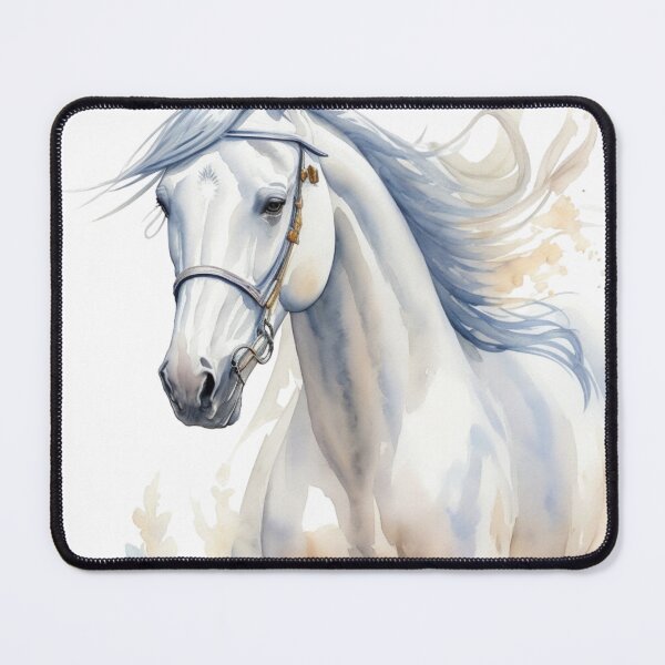 Item preview, Graceful Lusitano: Watercolor Lusitano Horse Art Print designed and sold by Artforhorse.