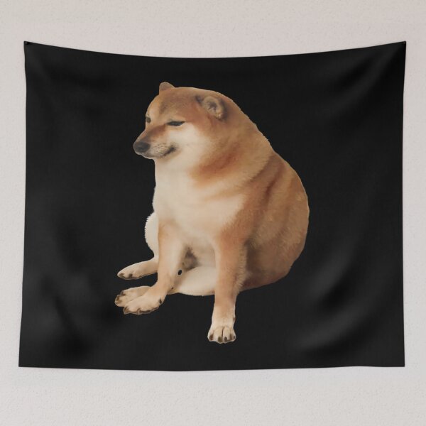 Item preview, Cheems (dog sitting meme) 	 	 designed and sold by pidkawnzba77.