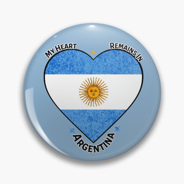 Item preview, My Heart Remains in Argentina designed and sold by Sir Meow Meow.