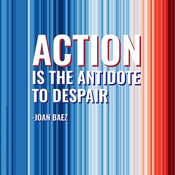 Artwork thumbnail, Warming Stripes | Action is the Antidote to Despair by Breanna Cooke