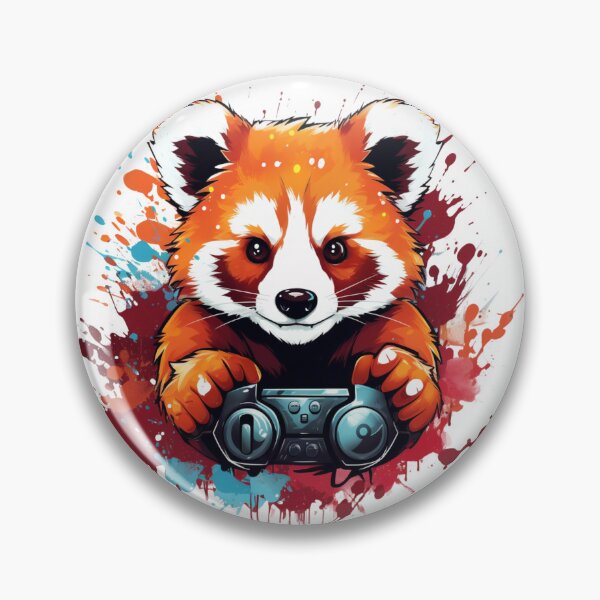 Item preview, Funny Red Panda Gaming Lover  designed and sold by ArtFromBeyond.