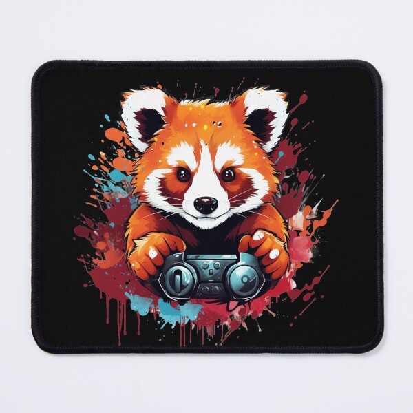 Item preview, Funny Red Panda Gaming Lover  designed and sold by ArtFromBeyond.