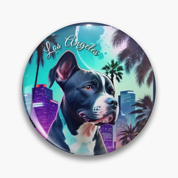 Item preview, Los Angeles pit bull  designed and sold by Gigglyvibes.