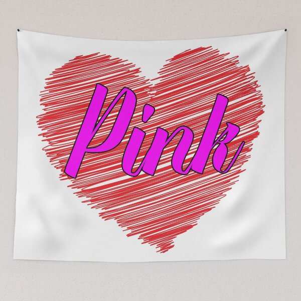 Item preview, Pink - Scribble Heart designed and sold by Bruce ALMIGHTY Baker.