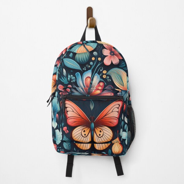Item preview, Butterfly and Flowers designed and sold by ArtbyAiGallery.