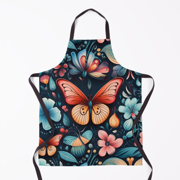 Item preview, Butterfly and Flowers designed and sold by ArtbyAiGallery.