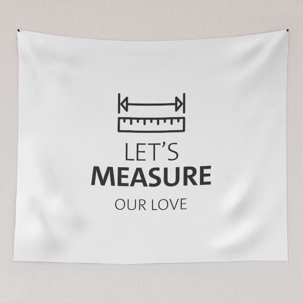 Item preview, Measure Our Love Lovers Couple Valentine's designed and sold by Articulate.