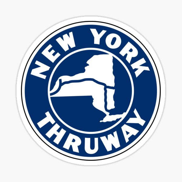 Item preview, New York Thruway Sign designed and sold by PIXEL POP DESIGNS - Beyond the Norm!.