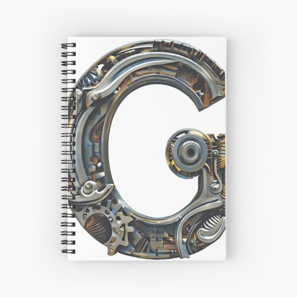 MECHANIX LETTER G Spiral Notebook