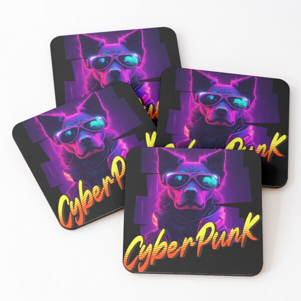 Item preview, Cyberpunk dog cool and futuristic science fiction animal designed and sold by Nemosis.