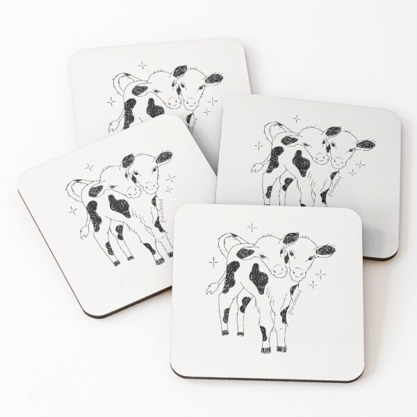 Item preview, Two headed calf drawing designed and sold by cyberrhaunt.