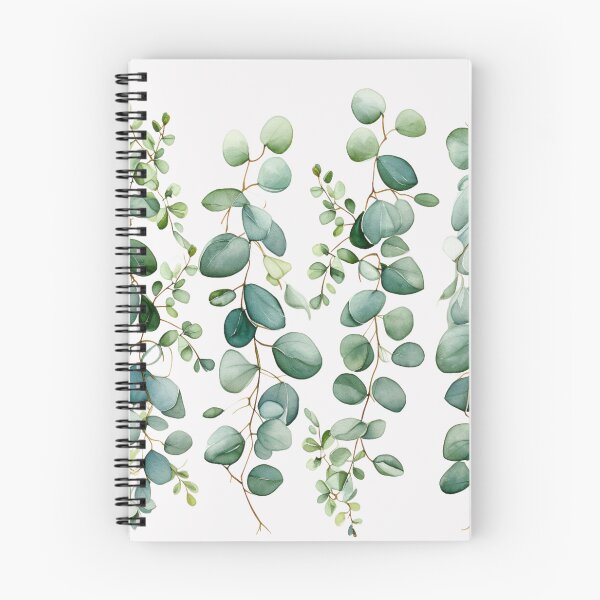 Item preview, Eucalyptus Watercolor Garland Leaves designed and sold by bigmoments.