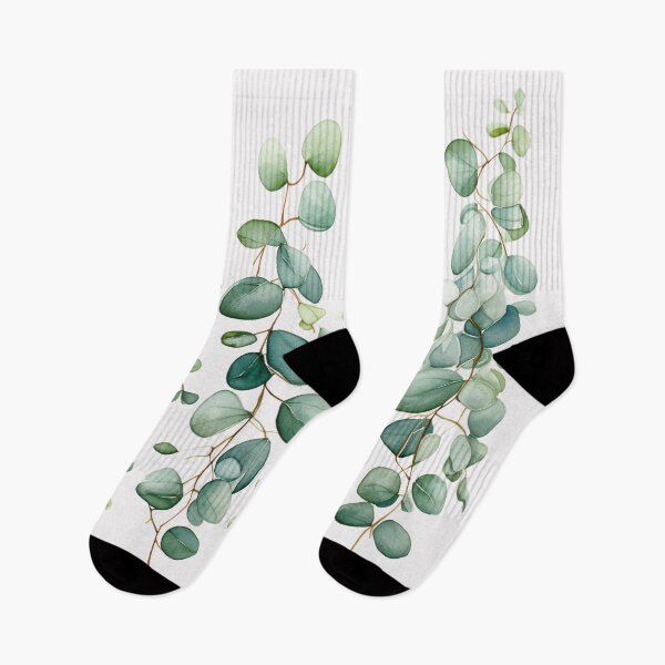 Item preview, Eucalyptus Watercolor Garland Leaves designed and sold by bigmoments.