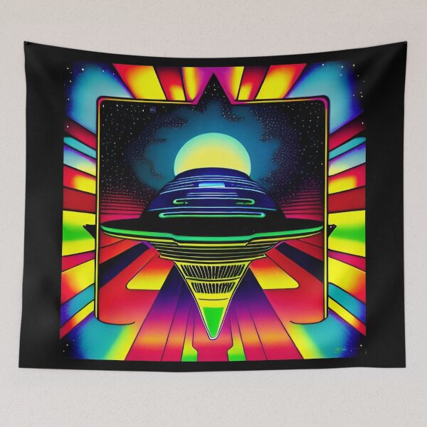 Item preview, Area 51 – Trippy Retro UFO 95 | Grusch designed and sold by Benito Del Ray.