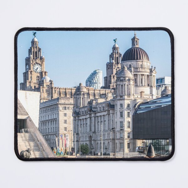 Item preview, The 3 Graces of Liverpool designed and sold by Pixancards.