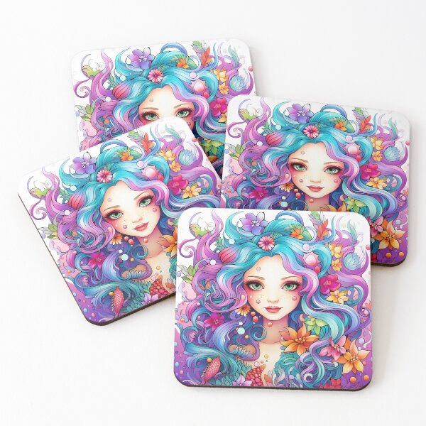 Item preview, Bright Dreamy Mermaid designed and sold by aurahealing.