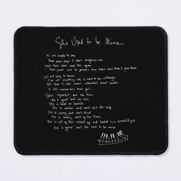 Item preview, She Used To Be Mine - Sara Bareilles - Handwritten Lyrics- Waitress the Musical - Broadway designed and sold by qdxiuala1.