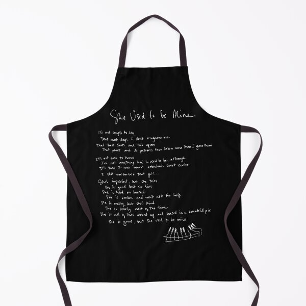 Item preview, She Used To Be Mine - Sara Bareilles - Handwritten Lyrics- Waitress the Musical - Broadway	 designed and sold by qdxiuala1.