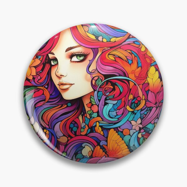 Item preview, Flowing Hair Mermaid designed and sold by aurahealing.