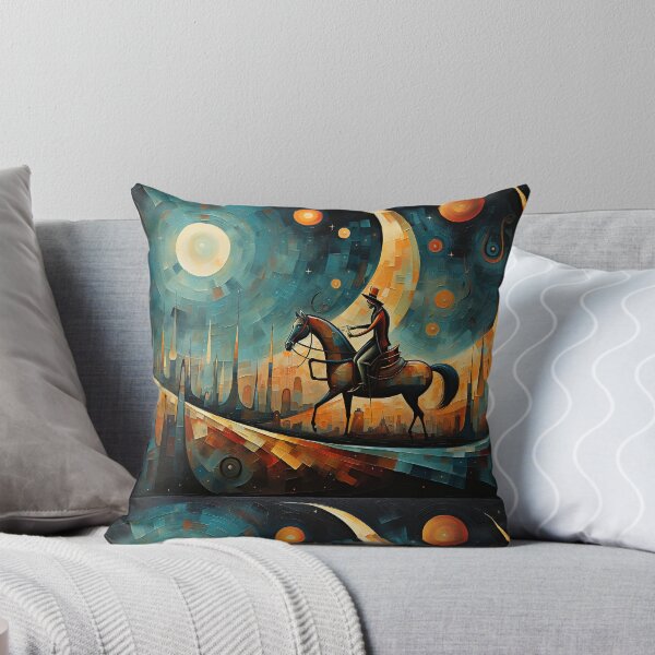 Item preview, A horseback rider in a postimpressionism style designed and sold by Andrey Tarakanov.