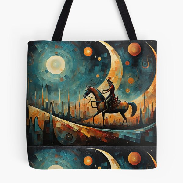 Item preview, A horseback rider in a postimpressionism style designed and sold by Andrey Tarakanov.