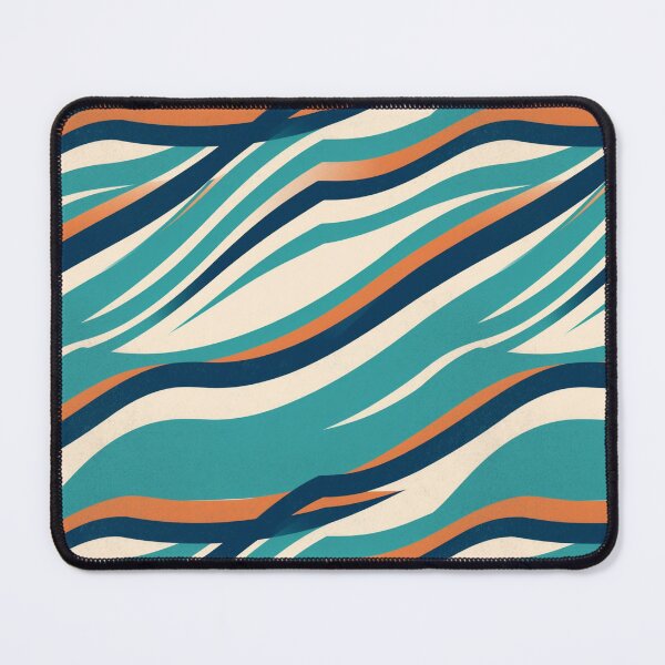 Item preview, Retro Wavy Diagonal Stripes Abstract Pattern designed and sold by Sturdust.
