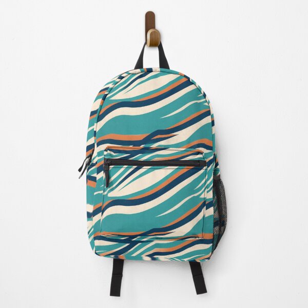 Item preview, Retro Wavy Diagonal Stripes Abstract Pattern designed and sold by Sturdust.