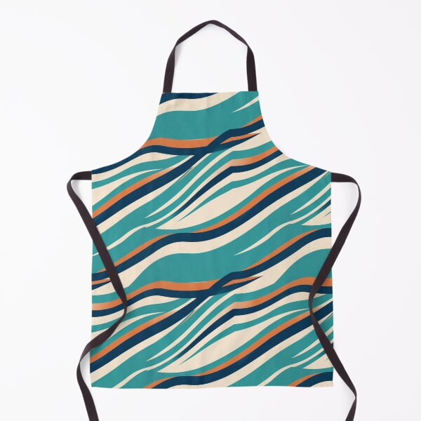 Item preview, Retro Wavy Diagonal Stripes Abstract Pattern designed and sold by Sturdust.