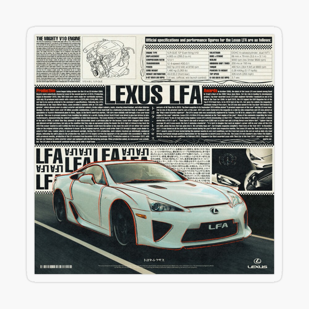 希少 LEXUS LFA カタログ DVD付き レクサス - メルカリ