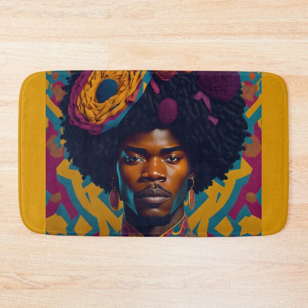 Item preview, Afro Black Man Tribal Ethnic Illustration designed and sold by DeevaValli.