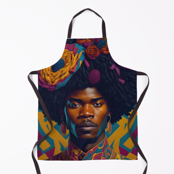 Item preview, Afro Black Man Tribal Ethnic Illustration designed and sold by DeevaValli.