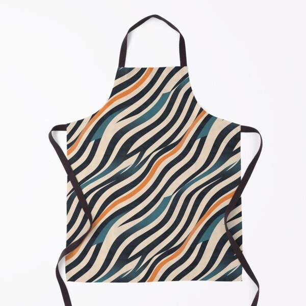 Item preview, Wavy Diagonal Blue Stripes Abstract Pattern designed and sold by Sturdust.