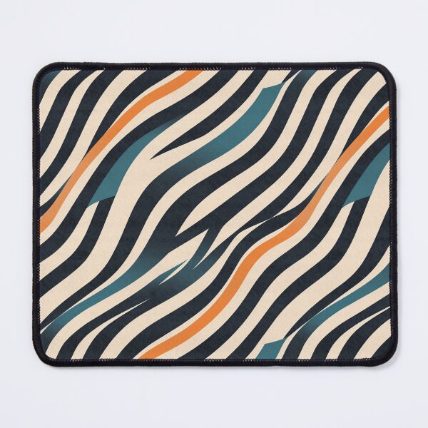 Item preview, Wavy Diagonal Blue Stripes Abstract Pattern designed and sold by Sturdust.