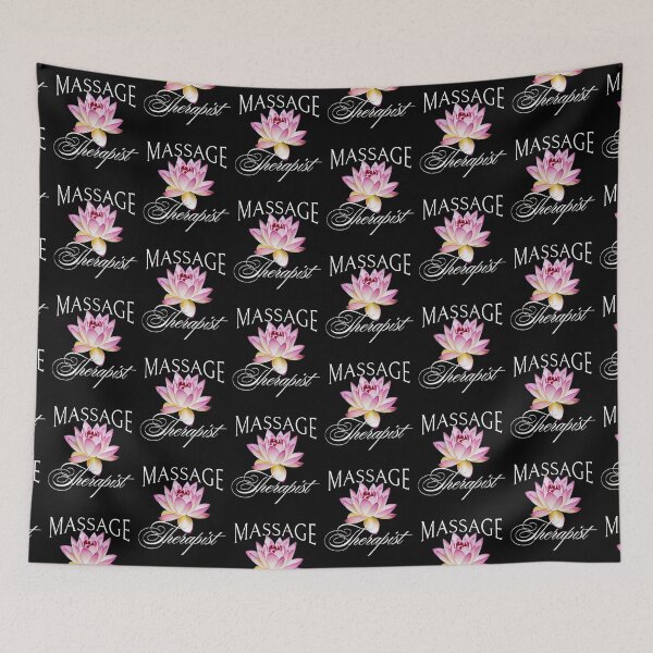 Item preview, Massage Therapist Relaxing Rose Lotus Blossom designed and sold by Betsytiptoe.