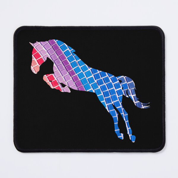 Item preview, Colorful Glass Tiles Horse Silhouette designed and sold by LilyBell6.