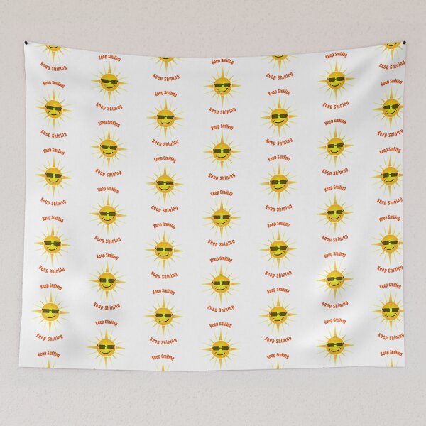 Item preview, Keep Smiling and Keep Shining Positive Quote designed and sold by Queen1120.