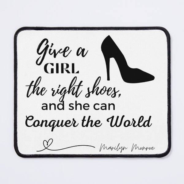 Item preview,  Marilyn Monroe t-shirt quote- the right shoes designed and sold by Lily400.