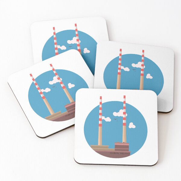 Item preview, Poolbeg Stacks, Dublin, Ireland designed and sold by lotsofdoodles.