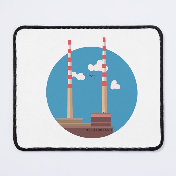 Item preview, Poolbeg Stacks, Dublin, Ireland designed and sold by lotsofdoodles.