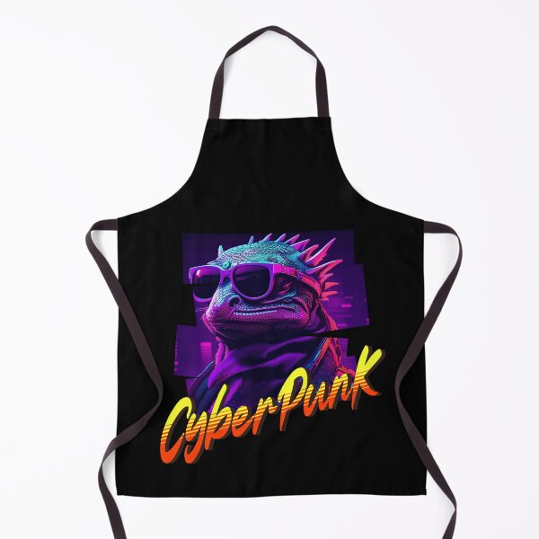 Aperçu de l'œuvre Lézard Cyberpunk animal cool et futuriste de science fiction créée et vendue par Nemosis.