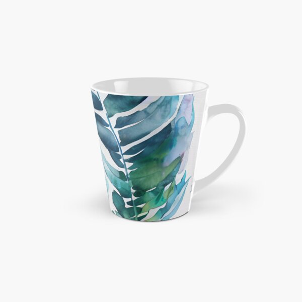Item preview, Tropical Blue Green Paradise Watercolor Leaves designed and sold by IZiets.