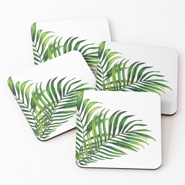 Item preview, Palm Tree Leaves , Watercolor Pencil. designed and sold by PocketRoom.