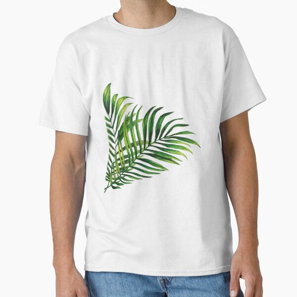Vista previa del artículo con la obra «Hojas De Palmera, Lápiz De Acuarela.», diseñado y vendido por PocketRoom.