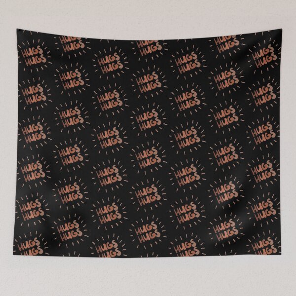 Item preview, "Hugs" hand-written doodle pattern designed and sold by mariakostory.