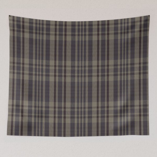 Item preview, Dark Academia Aesthetic Sorcha 2 Hand Drawn Textured Plaid Pattern designed and sold by GenAumonier.